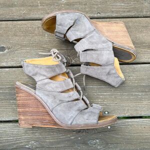Brown Wedge Sandals